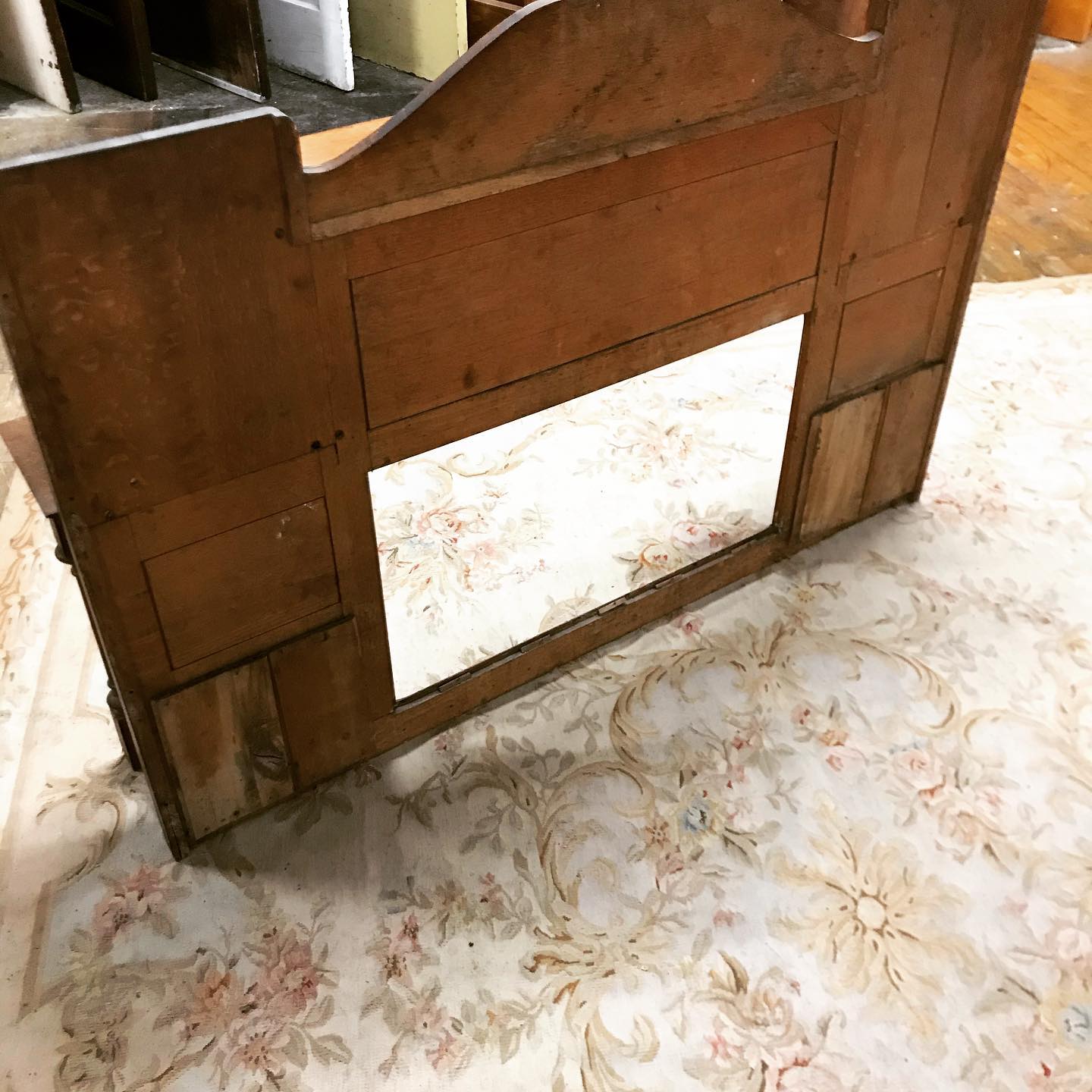 Antique Quarter Sawn Oak Mantel/Buffet Top