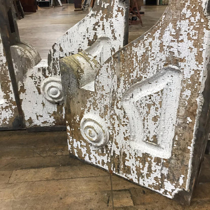 Antique Large Chippy Corbels