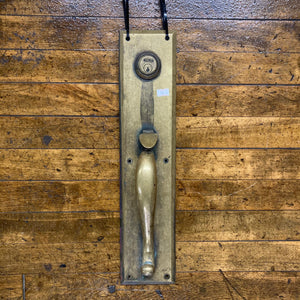Early 1900s Solid Brass Store Front Door Pull