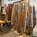 Load image into Gallery viewer, Antique Exterior French Doors with Beveled Glass - Includes Frame
