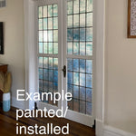 Load image into Gallery viewer, Beautiful Blue Leaded Glass Doors
