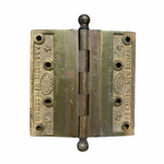 Load image into Gallery viewer, Antique Corbin Solid Brass Door Hinges 4 Inch
