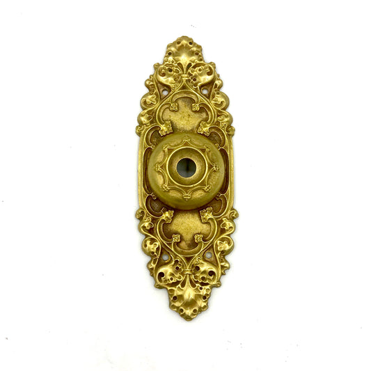 Antique Solid Brass Sargent Door Bell Cover