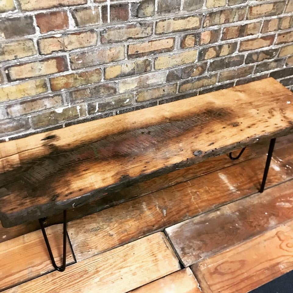 Reclaimed Wood Bench