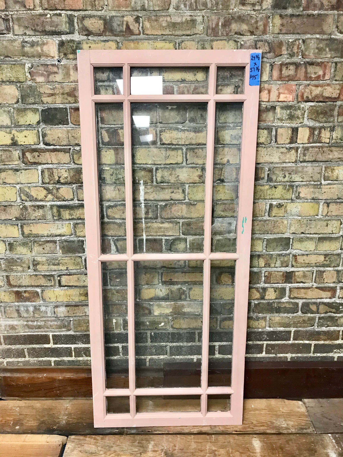 Antique Salvaged Storm Window