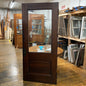 Antique Exterior Door with 3/4 Glass