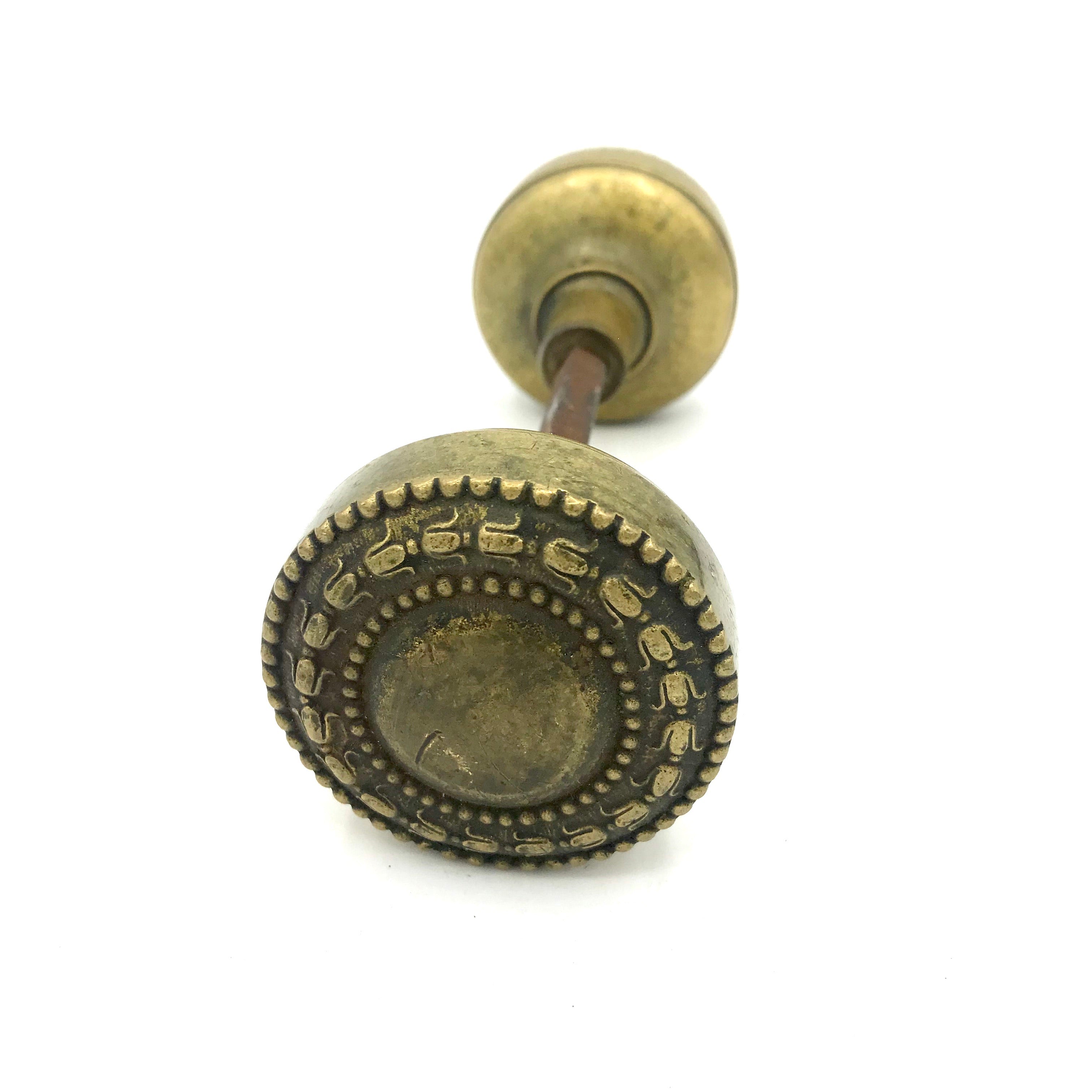 Antique Niles/Chicago Brass Doorknobs c. 1900
