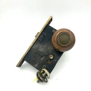 Antique Brass Russwin Exterior Door knob Set