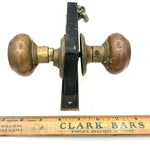 Load image into Gallery viewer, Antique Brass Russwin Exterior Door knob Set
