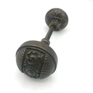 Antique Brass Reading (c. 1890) and Nashua (c. 1885) Doorknobs