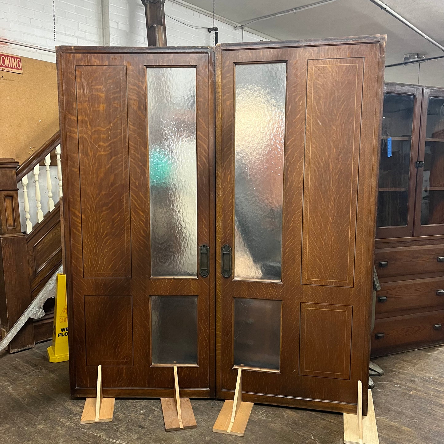 Antique Mission/Arts & Crafts/Frank Lloyd Wright Style Pocket Doors