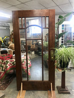 Load image into Gallery viewer, Antique Entry Door with Original Brass Hardware
