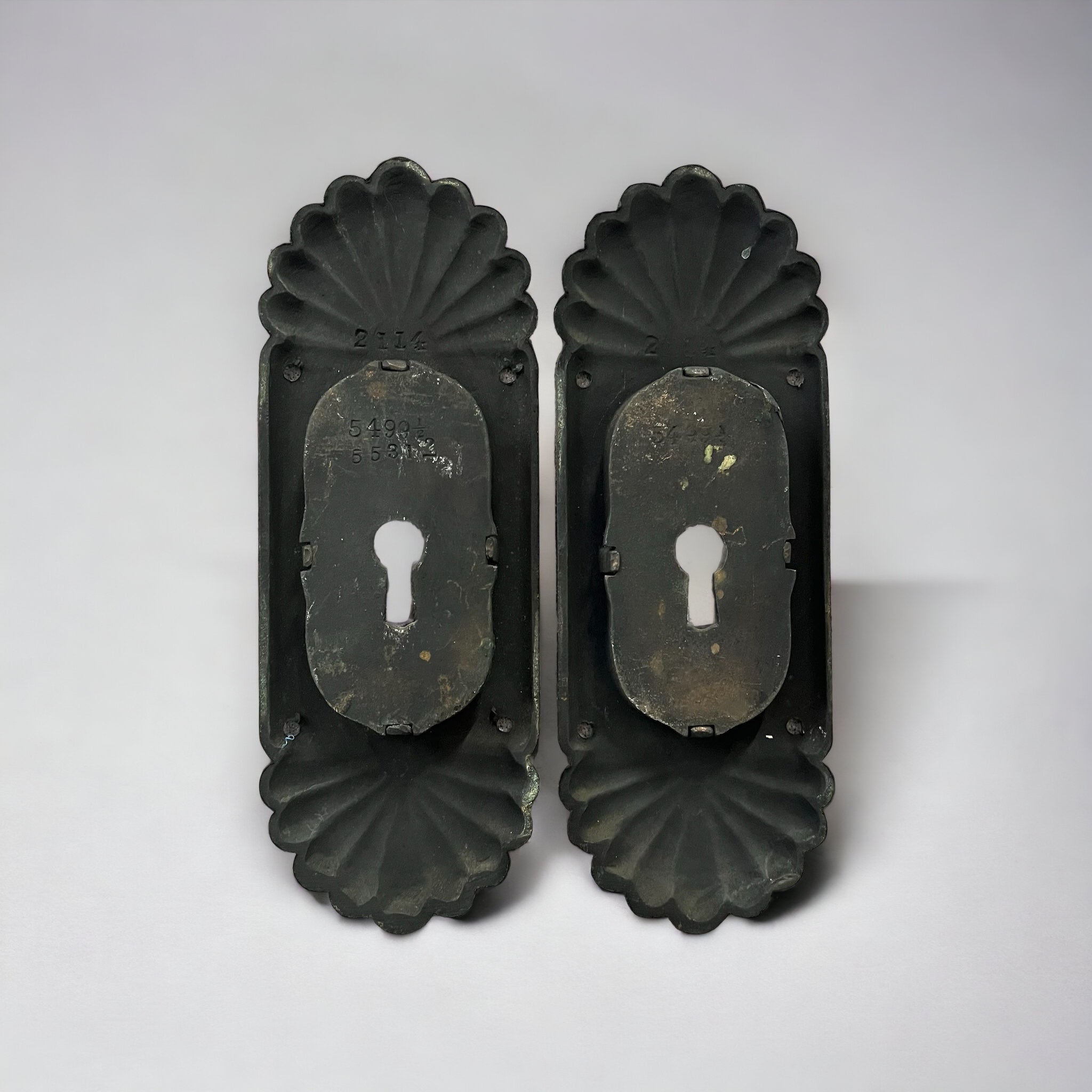 Antique Pocket Door Plates