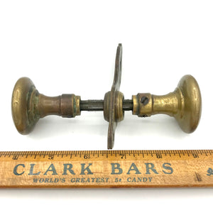 Vintage Brass Doorknob Set