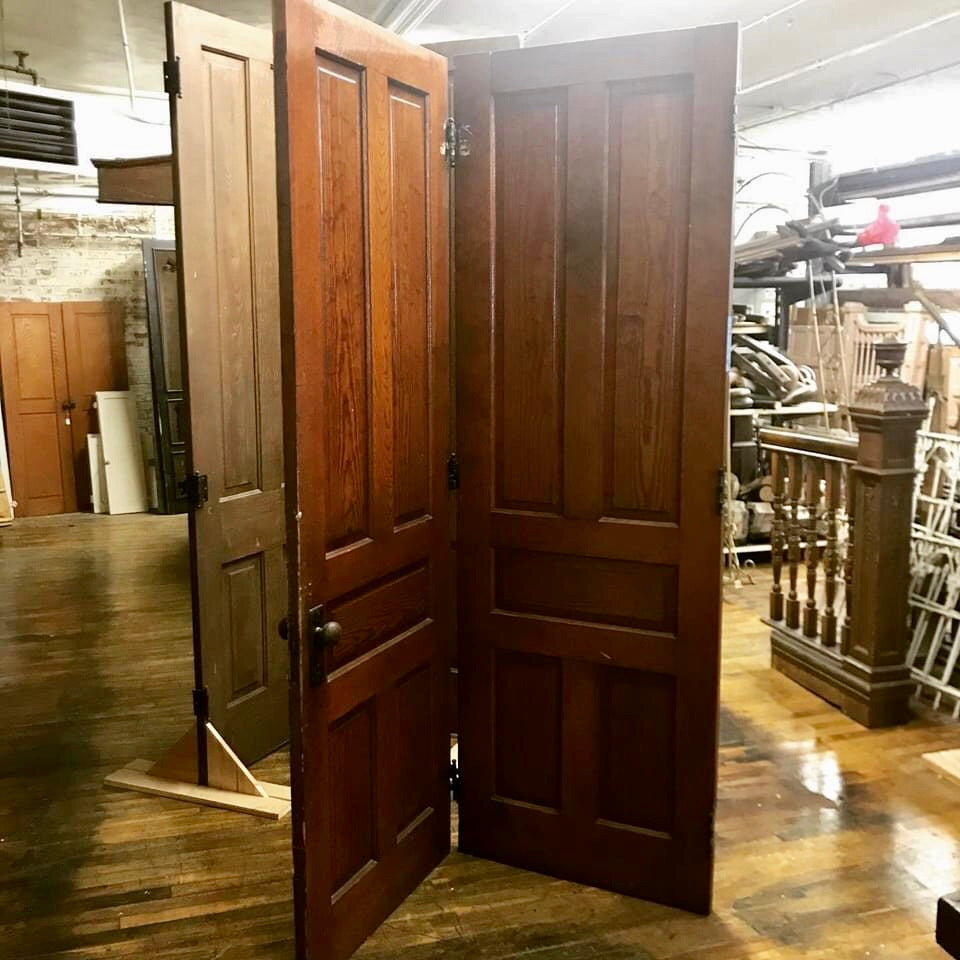 Pair of Antique Bi-fold doors