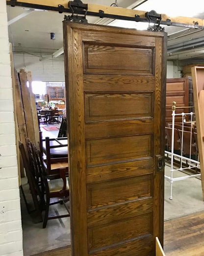 Pocket Door with Original Hardware and Track